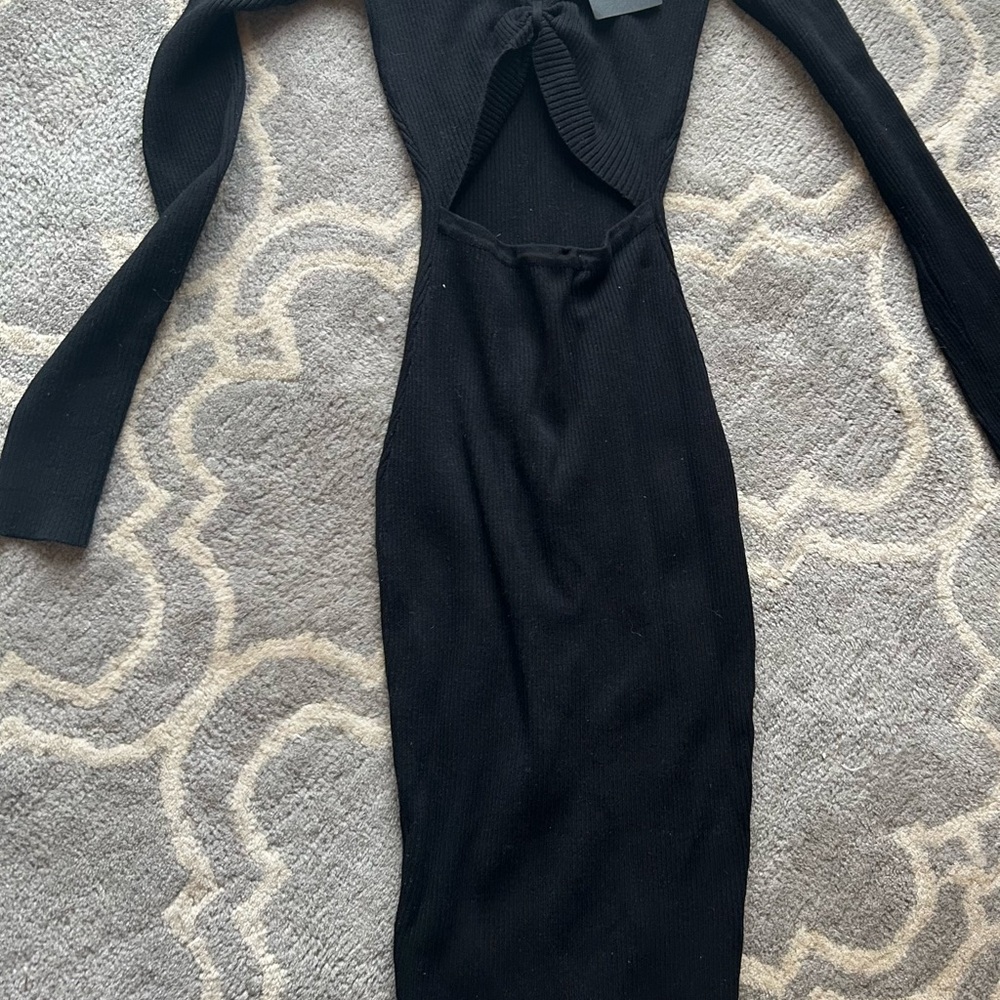 Hera Collection Black Midi Dress